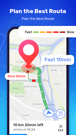 GPS Navigation Route Finder