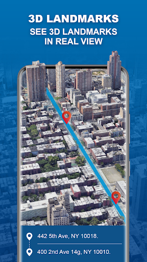GPS Navigation: Road Map Route